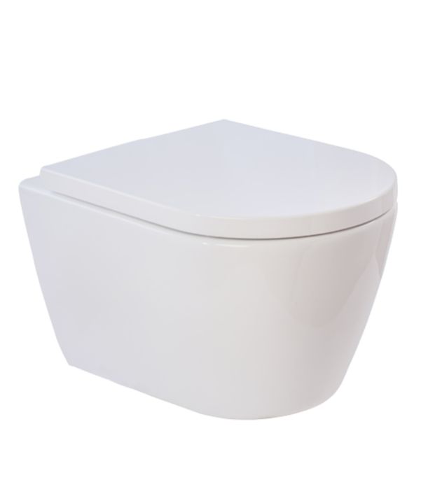 Parryware Odeon Rimless Wall Hung Dual Flush Commode C021A Plumbing